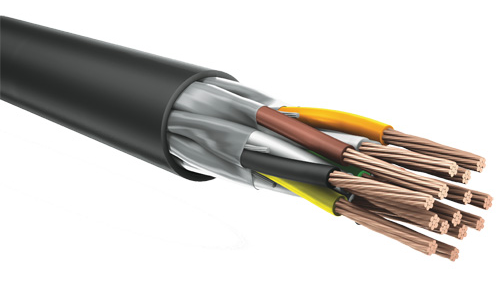 Негорючий кабель КуПе ИЭнг a ls с экранированными парами типа STP для промышленных систем управления и контроля